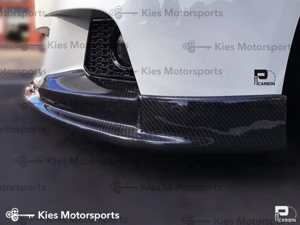 2011-2016 BMW 5 Series (F10) 3D Style Carbon Fiber Front Lip №3