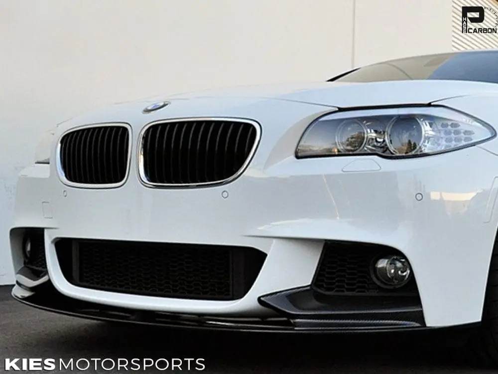 2011-2016 BMW 5 Series (F10) Performance Style Carbon Fiber Front Lip №2