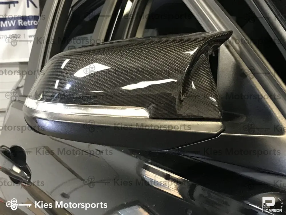 2012-2018 BMW 3 Series (F30) & BMW 4 Series (F32) M Style Dry Carbon Fiber Mirror Covers №2