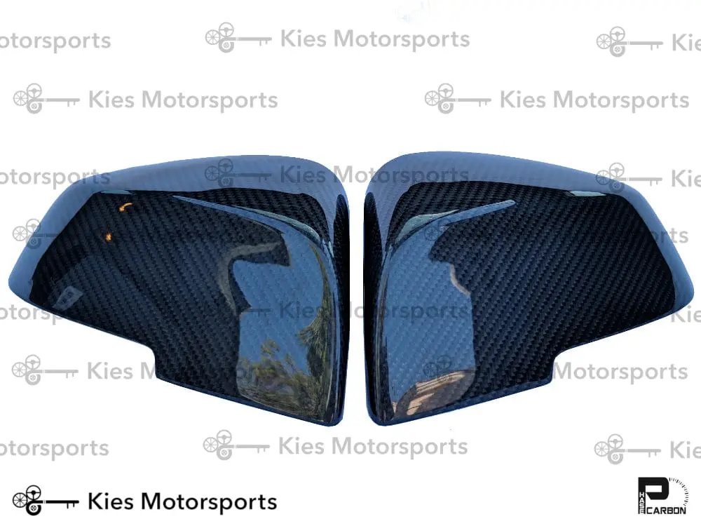 2012-2018 BMW 3 Series (F30) & BMW 4 Series (F32) OEM Style Replacement Carbon Fiber Mirror Covers №1