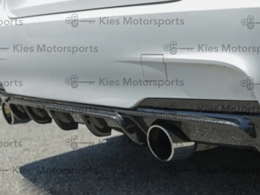 2012-2018 BMW 3 Series (F30 / F31) M Performance Style Carbon Fiber Rear Diffuser - 328i / 330i №1