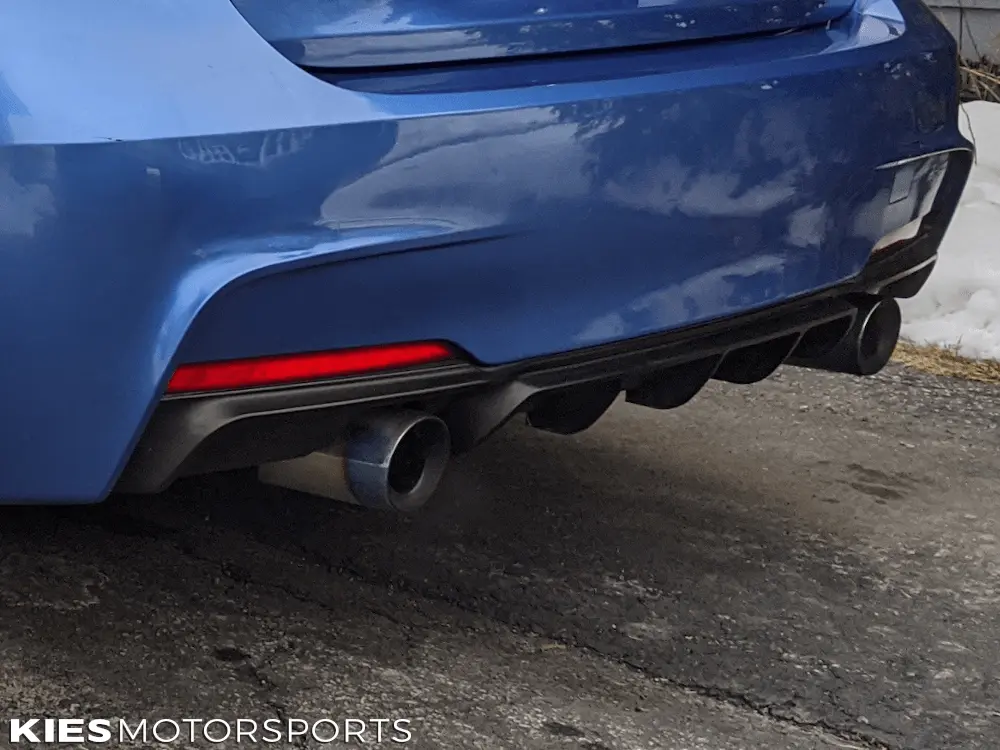 2012-2018 BMW 3 Series (F30 / F31) M Performance Style Rear Diffuser - 318 / 320i №2