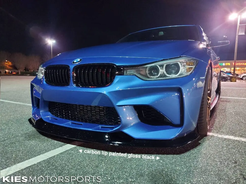 2012-2018 BMW 3 Series (F30 / F31) M2 Conversion Bumper Carbon Fiber Front Lip №7