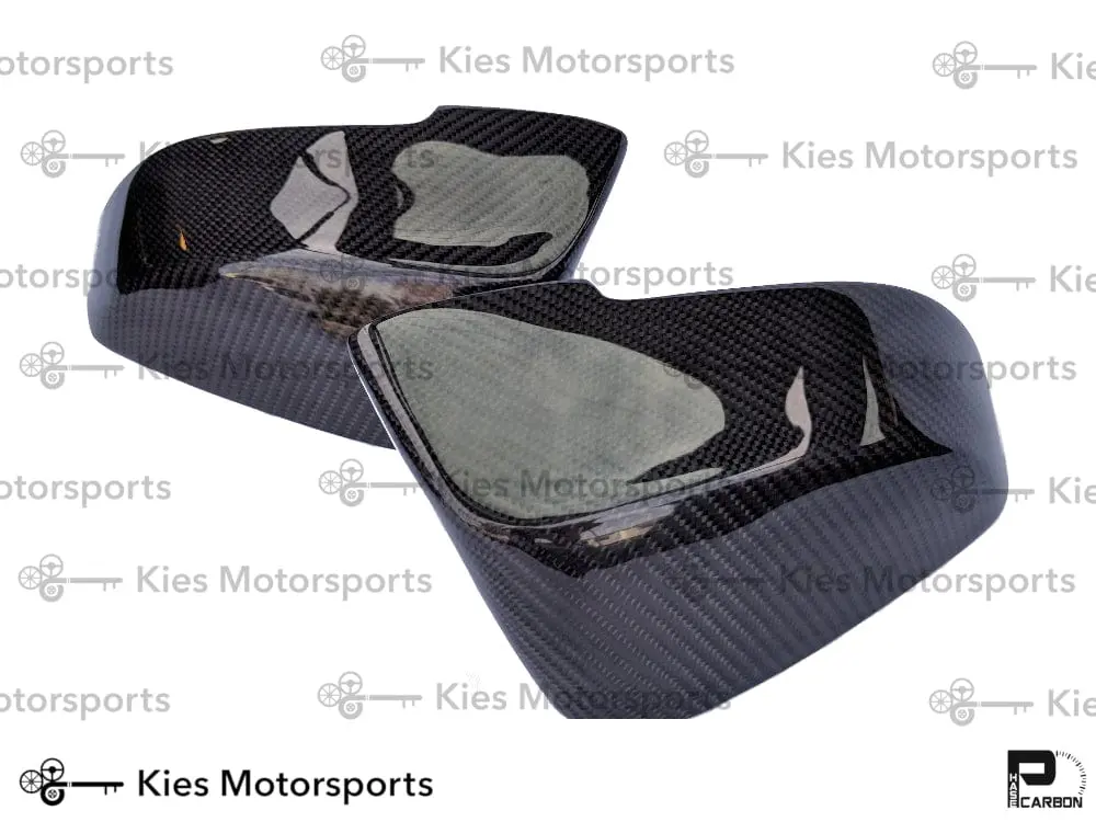 2013-2016 BMW 5 Series LCI (F10) Performance Style Carbon Fiber Mirror Covers №2