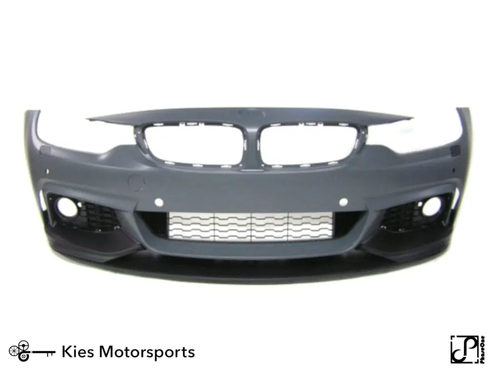 2014-2020 BMW 4 Series (F32 / F33 / F36) M Performance Style Front Splitter Lip №2