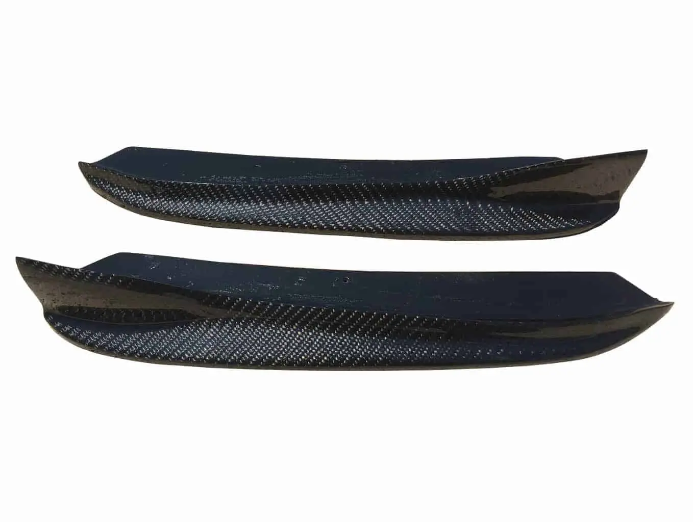 2014-2020 BMW 4 Series (F32 / F33 / F36) M Sport Style Carbon Fiber Rear Bumper Splitters №1