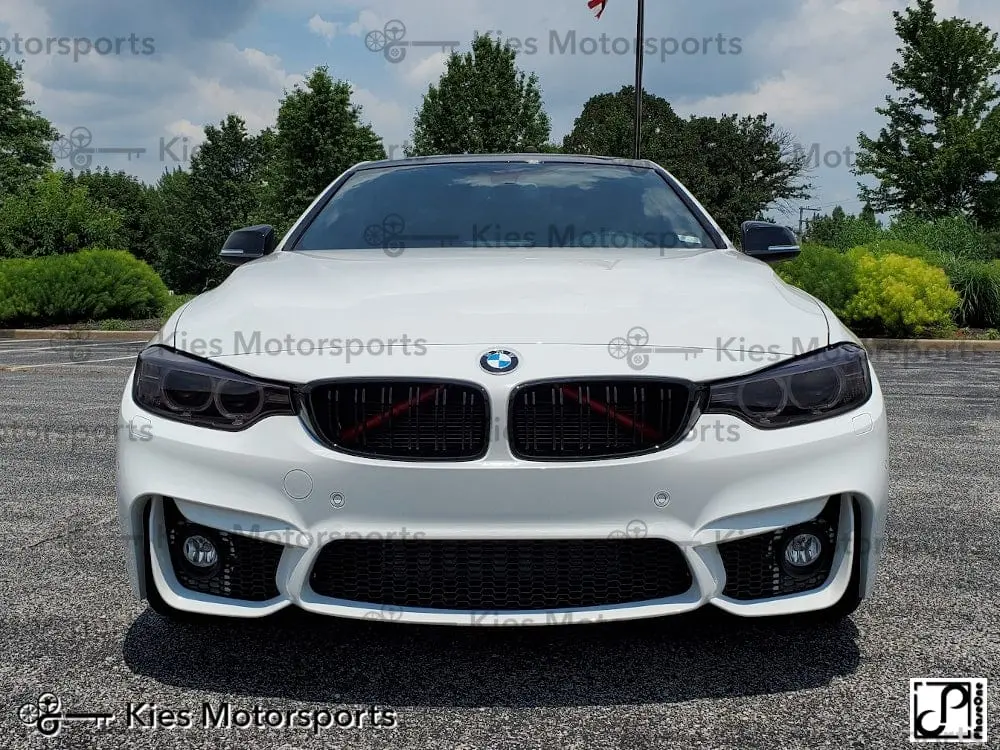 2014-2020 BMW 4 Series (F32 / F33 / F36) M4 Style Front Bumper Conversion Kit [Also Fits Gran Coupe] - No PDC / No fogs №2