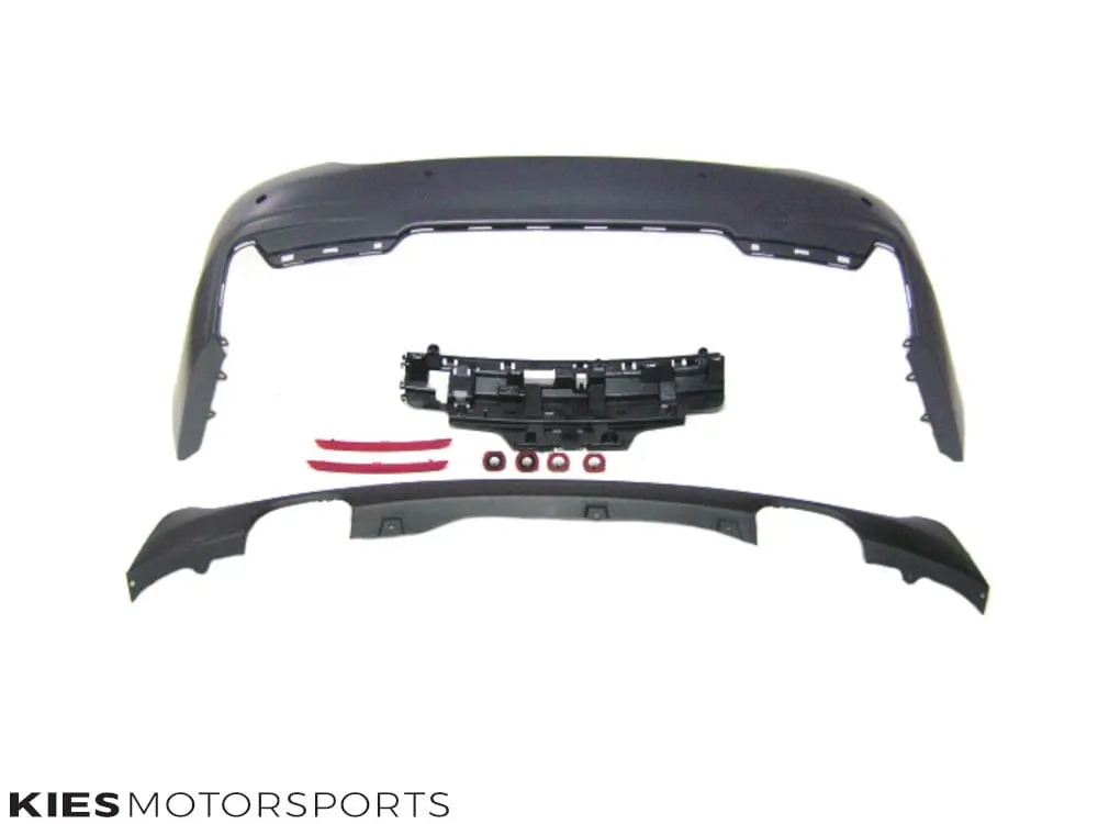 2014-2020 BMW 4 Series (F32) M Sport Style Rear Bumper Conversion Kit - No PDC / 428i/430i Dual Single Side Exhaust №2