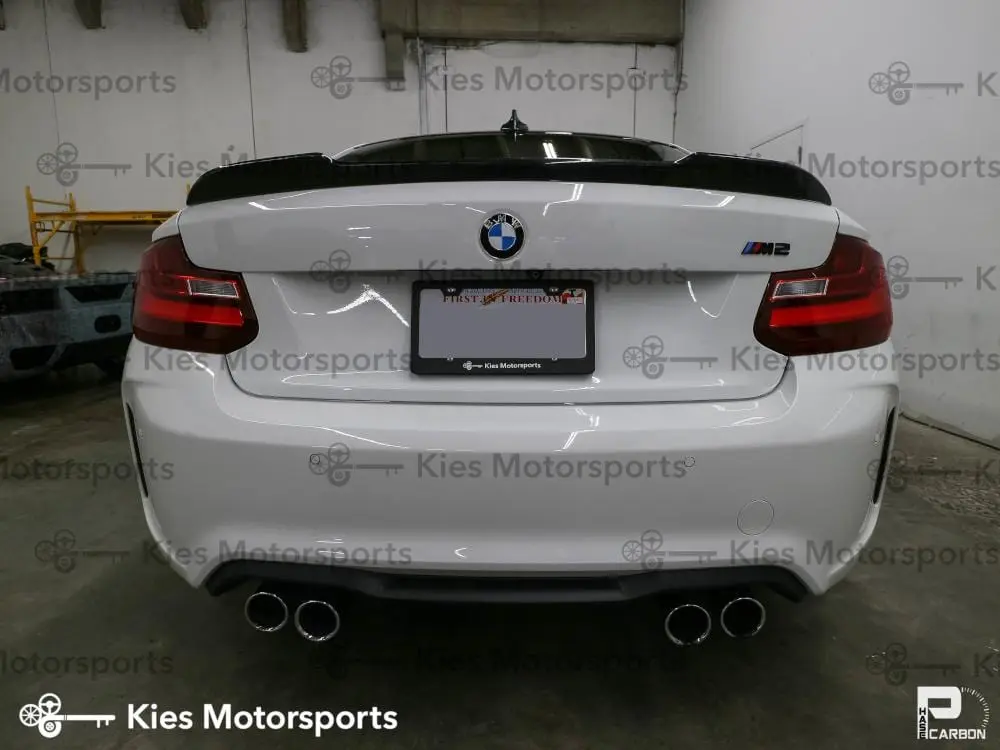 2014-2021 BMW 2 Series (F22) / M2 (F87) Competition Inspired Carbon Fiber Trunk Spoiler №2