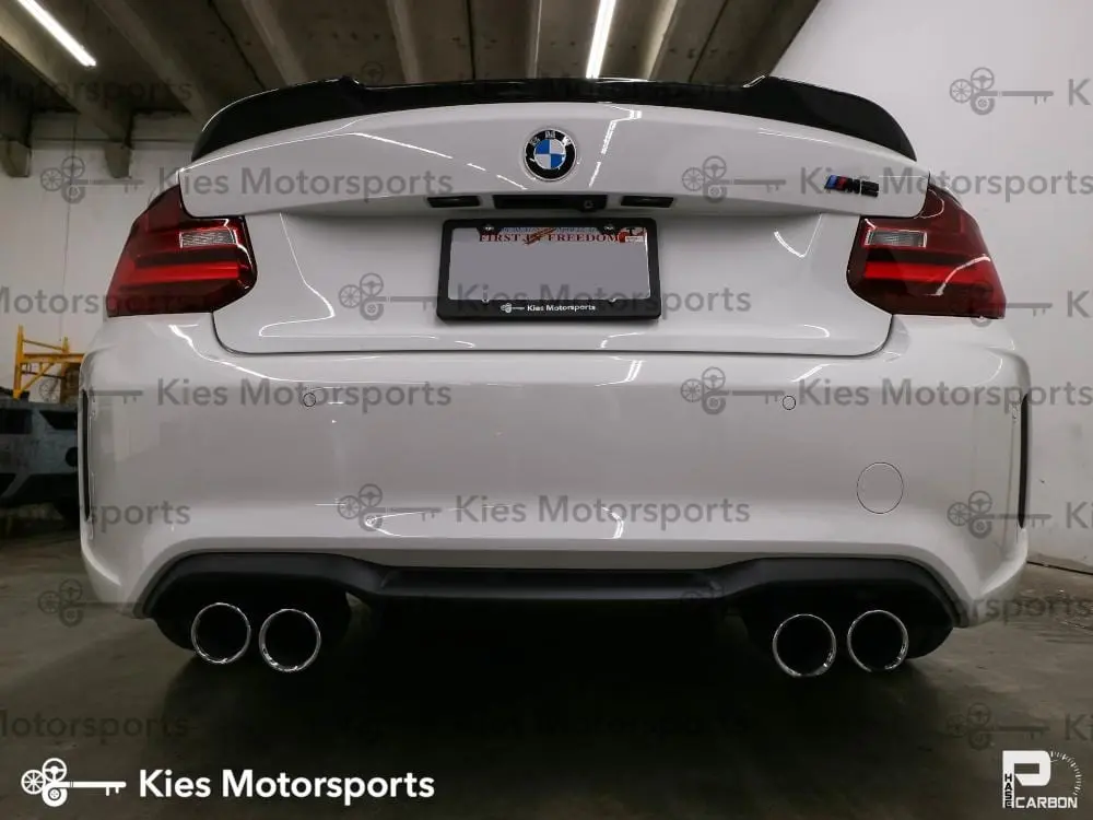 2014-2021 BMW 2 Series (F22) / M2 (F87) Competition Inspired Carbon Fiber Trunk Spoiler №6