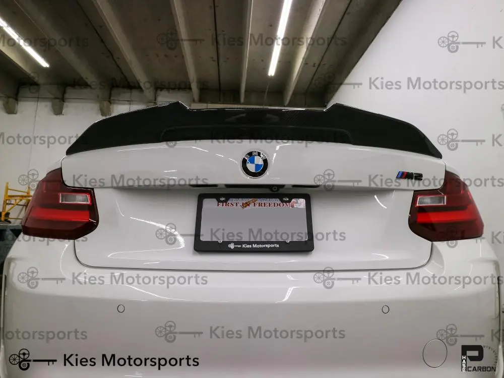 2014-2021 BMW 2 Series (F22) / M2 (F87) PSM Aggressive High Kick Carbon Fiber Trunk Spoiler №3