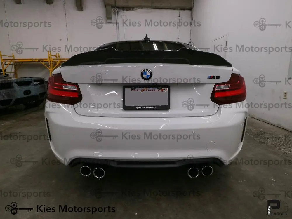 2014-2021 BMW 2 Series (F22) / M2 (F87) PSM Aggressive High Kick Carbon Fiber Trunk Spoiler №4