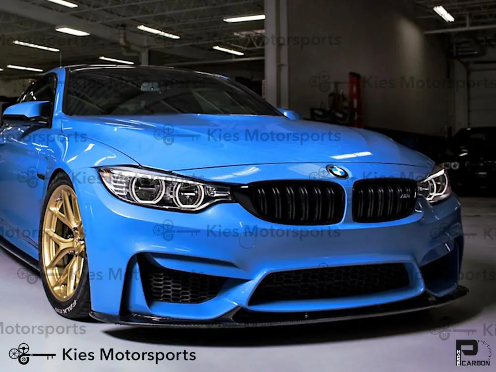 2014-2021 BMW M3 (F80) & M4 (F82 / F83) 3D Style Carbon Fiber Front Lip №2