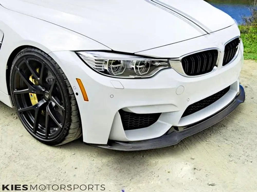 2014-2021 BMW M3 (F80) & M4 (F82 / F83) R Style Carbon Fiber Front Lip №2