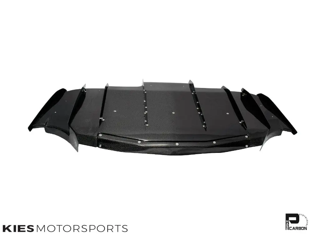 2014-2021 BMW M3 (F80) & M4 (F82 / F83) Varis Inspired Carbon Fiber Rear Diffuser Undertray №1