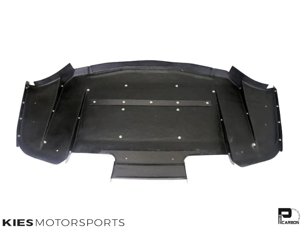 2014-2021 BMW M3 (F80) & M4 (F82 / F83) Varis Inspired Carbon Fiber Rear Diffuser Undertray №4