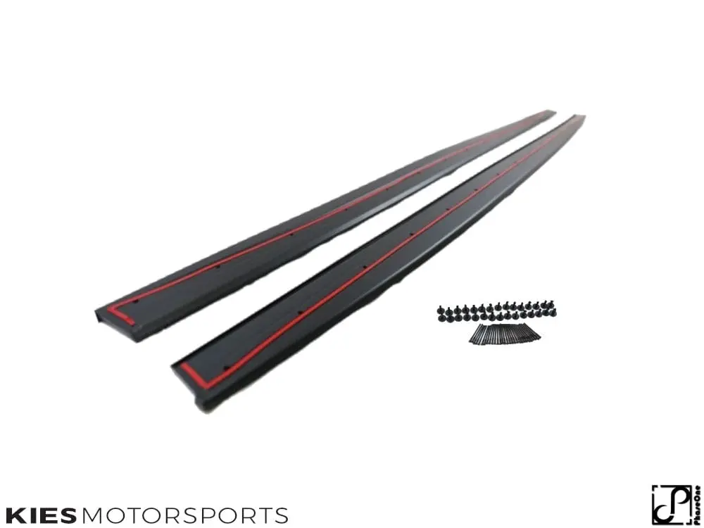 2014+ BMW 4 Series (F32) M Performance Style Side Skirt Extensions №1