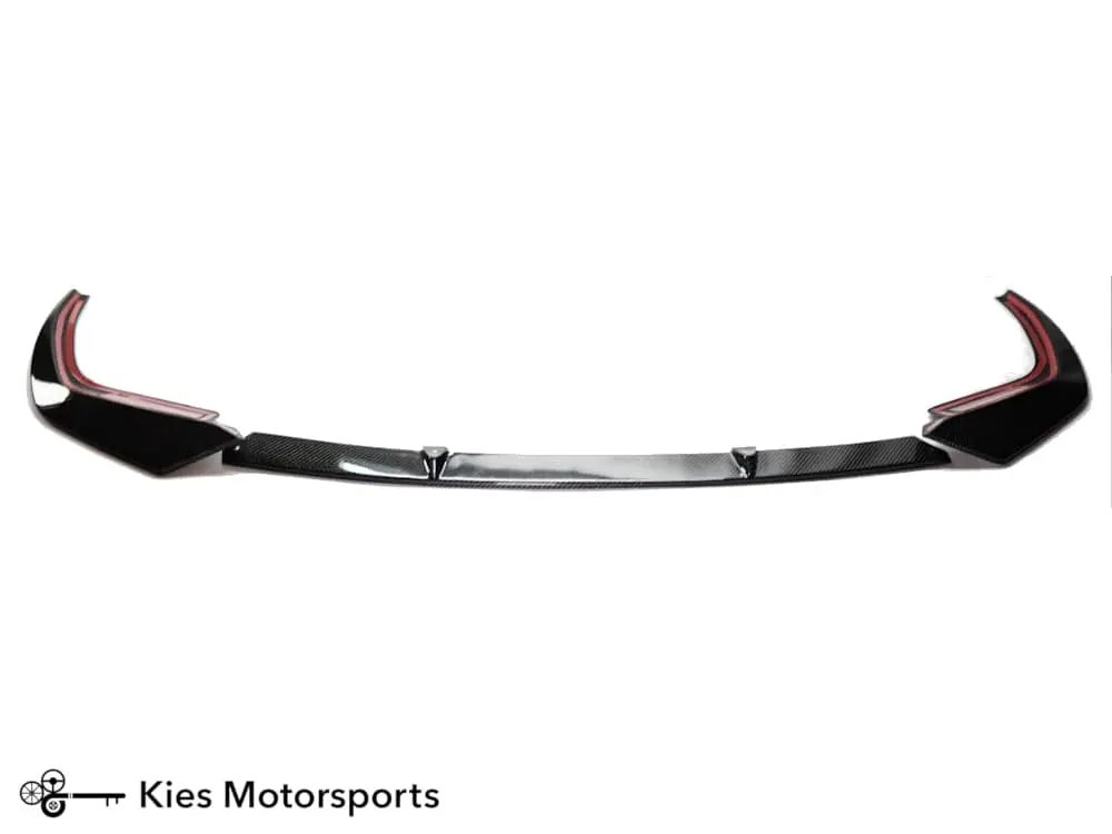 2019-2022 BMW 3 Series (G20) 3-Piece Carbon Fiber Front Lip №1