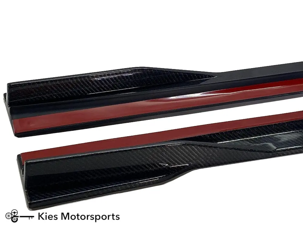 2019-2022 BMW 3 Series (G20) Competition Inspired Carbon Fiber Side Skirt Extensions №2