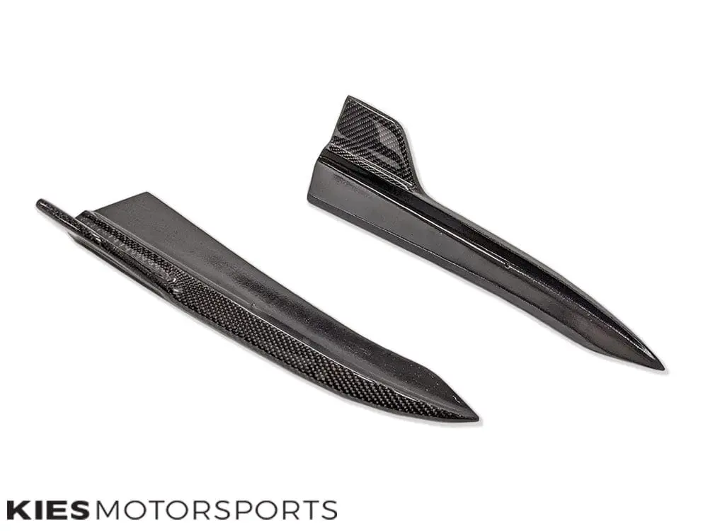 2019-2022 BMW 3 Series (G20) Type II Carbon Fiber Rear Splitters (Pair) №1