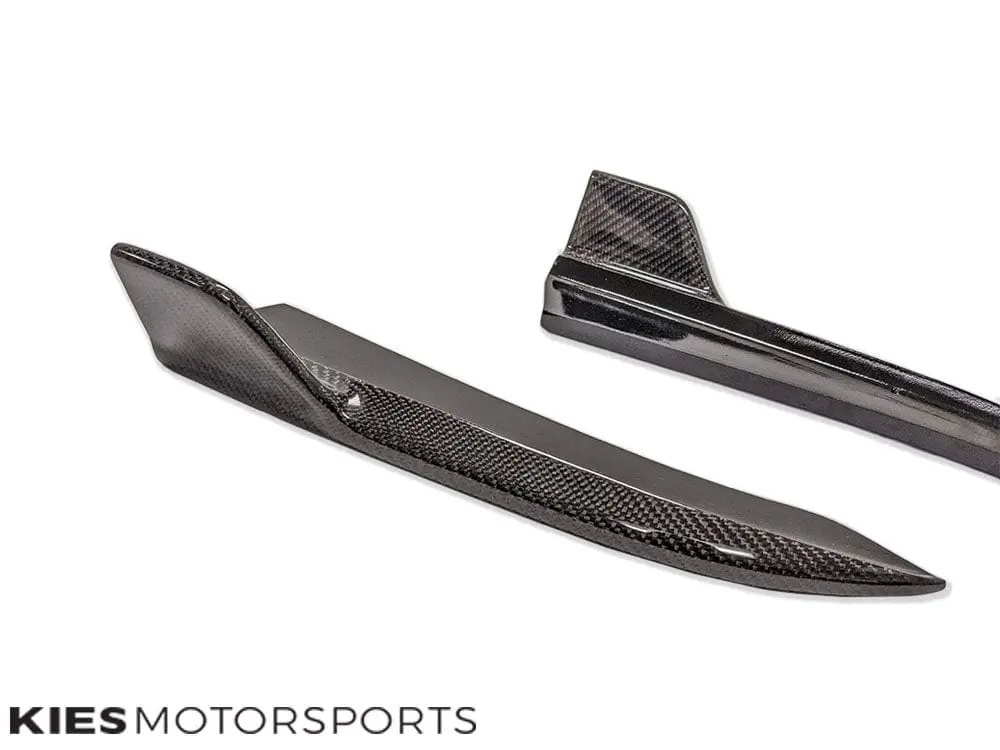 2019-2022 BMW 3 Series (G20) Type II Carbon Fiber Rear Splitters (Pair) №2