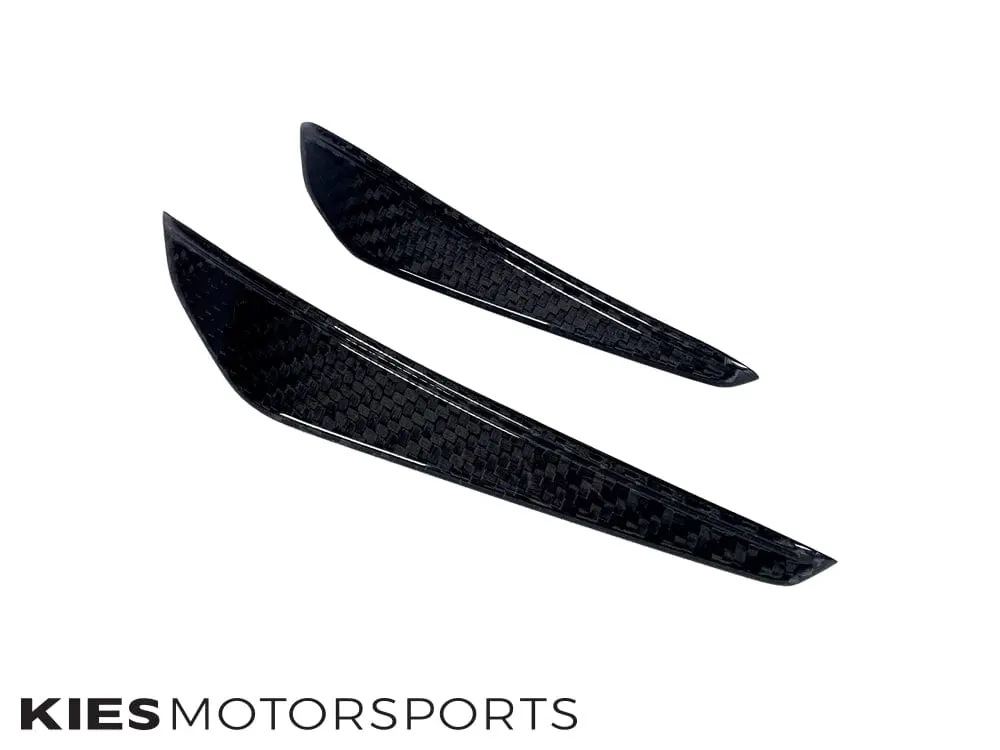 2020-2025 BMW M3 (G80) / M4 (G82 / G83) Dry Carbon Fiber 4pc Canard Set №2