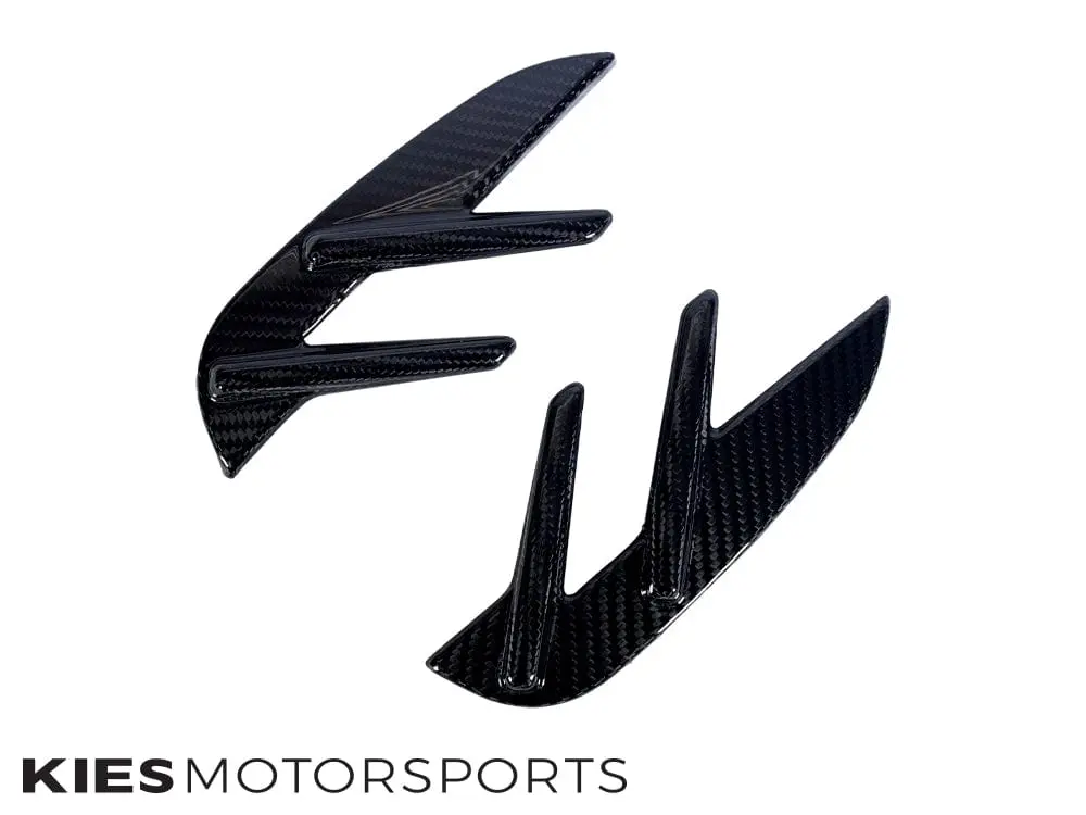 2020-2025 BMW M3 / M4 (G80 / G82 / G83) Dry Carbon Fiber Fender Trim Covers - G80 M3 №1