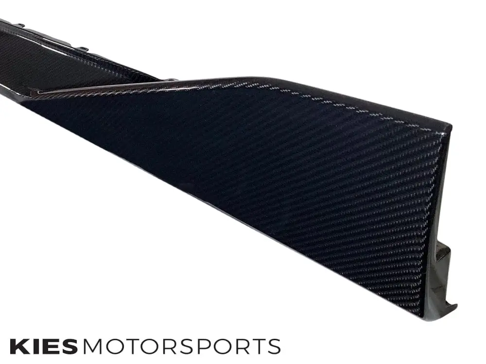 2020-2025 BMW M3 / M4 (G80 / G82 / G83) Performance Inspired Dry Carbon Fiber Side Skirt Extensions with Wing - G80 M3 №5