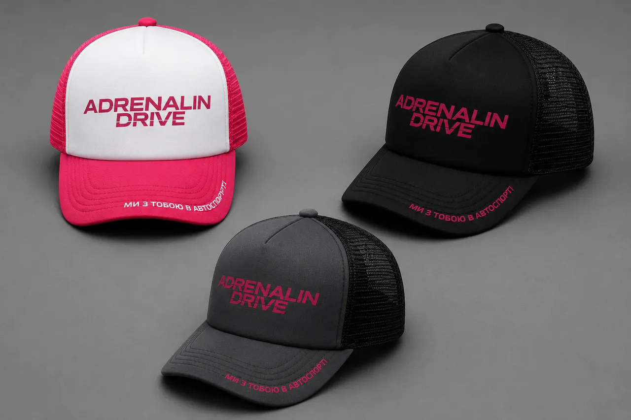#2 Кепка Adrenalin Drive (Сіра) #2 Кепка Adrenalin Drive (Сіра)