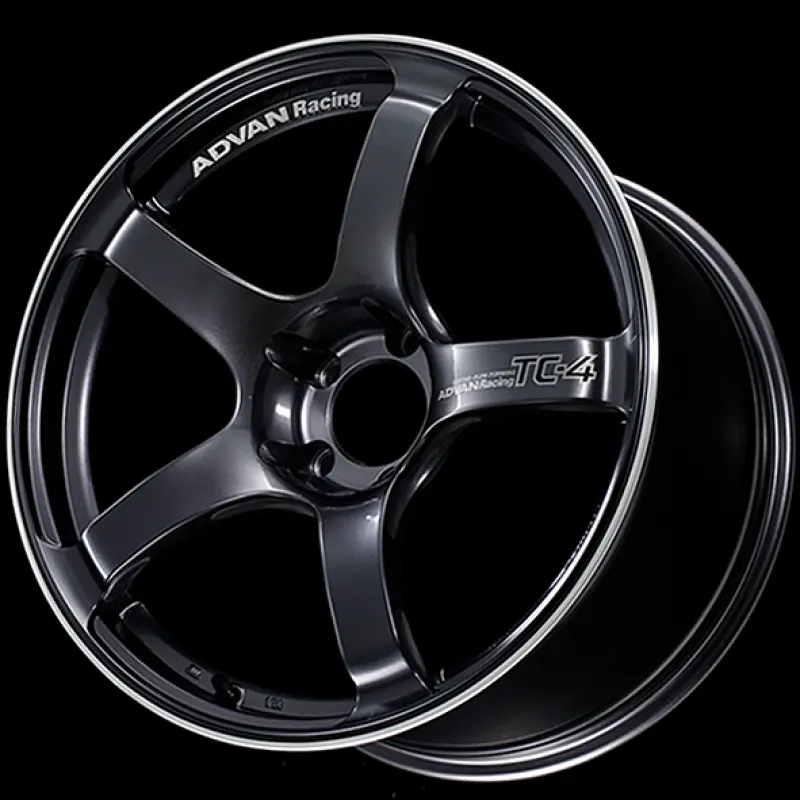 Advan AVNYAD8J12EGMR TC4 18x9.5 +12 5-114.3 Racing Gunmetallic And Ring Wheel №1