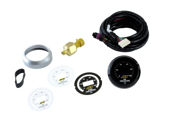 AEM AEM30-4401 52mm Pressure (Oil Or Fuel) Digital Gauge