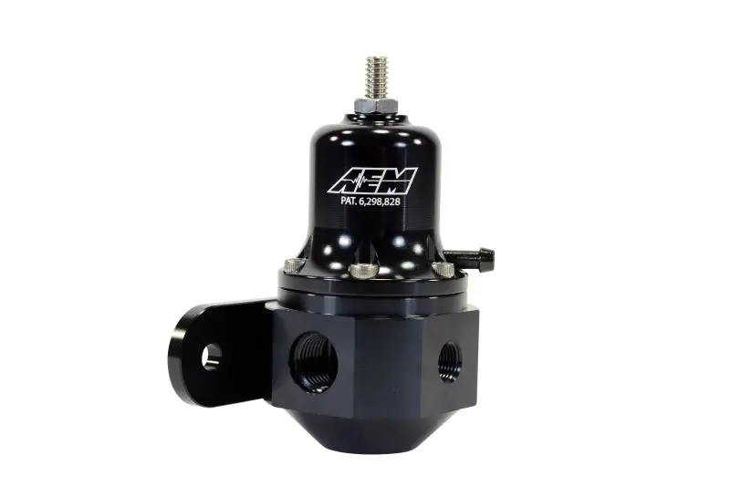 AEM AEM25-305BK High Capacity Universal Black Adjustable Fuel Pressure Regulator