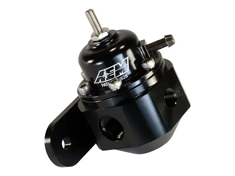 AEM AEM25-302BK Universal Black Adjustable Fuel Pressure Regulator №5