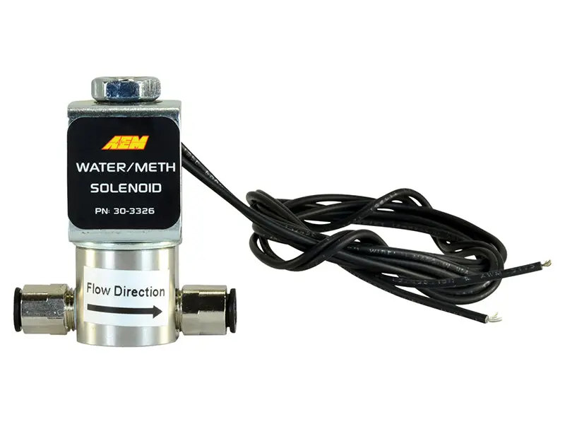 AEM AEM30-3326 Water/Methanol Injection System - High-Flow Low-Current WMI Solenoid - 200PSI 1/8in-27NPT In/Out №1