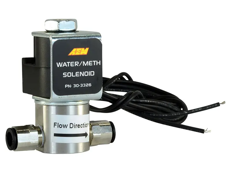 AEM AEM30-3326 Water/Methanol Injection System - High-Flow Low-Current WMI Solenoid - 200PSI 1/8in-27NPT In/Out №7