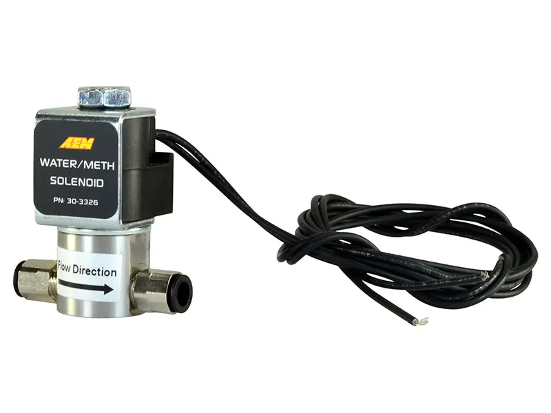 AEM AEM30-3326 Water/Methanol Injection System - High-Flow Low-Current WMI Solenoid - 200PSI 1/8in-27NPT In/Out №8