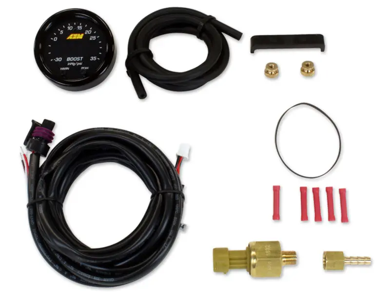 AEM AEM30-0308 X-Series Boost Pressure -30inHg 60psi Gauge Kit