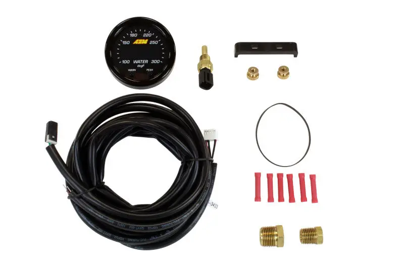 AEM AEM30-0302 X-Series Temperature 100-300F Gauge Kit (ONLY Black Bezel And Water Temp. Faceplate)