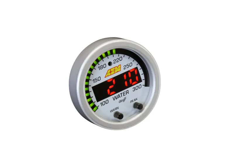 AEM AEM30-0302 X-Series Temperature 100-300F Gauge Kit (ONLY Black Bezel And Water Temp. Faceplate) №10