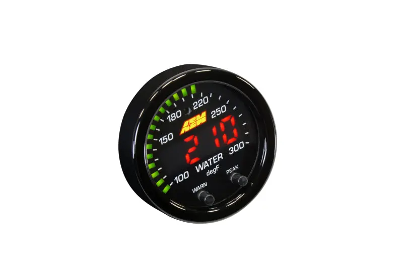 AEM AEM30-0302 X-Series Temperature 100-300F Gauge Kit (ONLY Black Bezel And Water Temp. Faceplate) №19