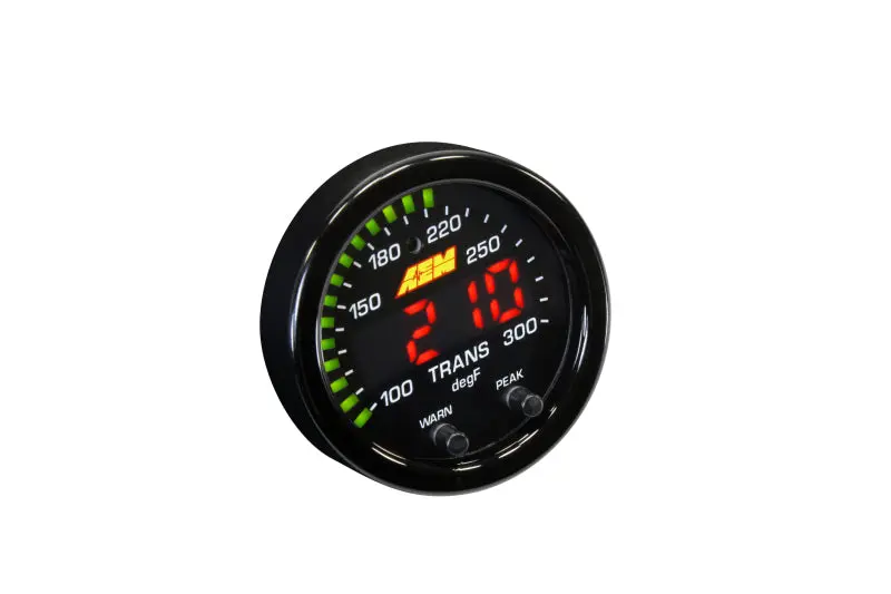 AEM AEM30-0302 X-Series Temperature 100-300F Gauge Kit (ONLY Black Bezel And Water Temp. Faceplate) №2