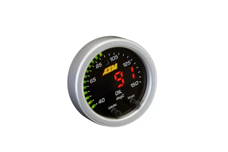 AEM AEM30-0302 X-Series Temperature 100-300F Gauge Kit (ONLY Black Bezel And Water Temp. Faceplate) №21