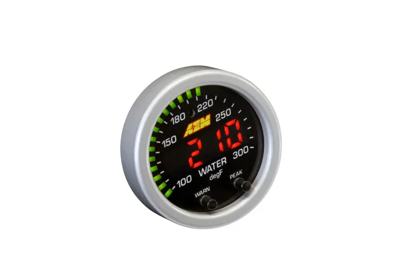 AEM AEM30-0302 X-Series Temperature 100-300F Gauge Kit (ONLY Black Bezel And Water Temp. Faceplate) №23