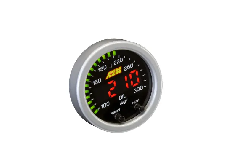 AEM AEM30-0302 X-Series Temperature 100-300F Gauge Kit (ONLY Black Bezel And Water Temp. Faceplate) №7