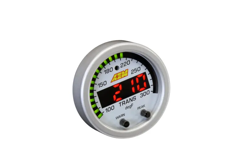 AEM AEM30-0302 X-Series Temperature 100-300F Gauge Kit (ONLY Black Bezel And Water Temp. Faceplate) №8