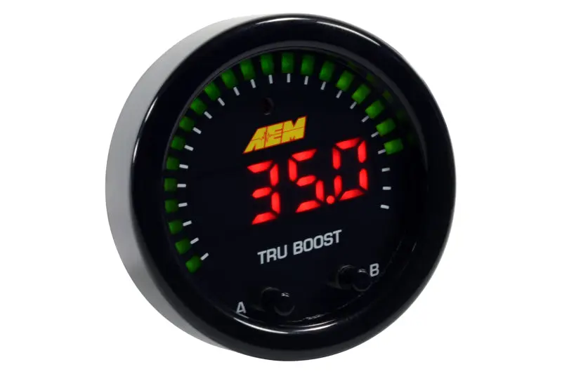 AEM AEM30-0352 X-Series Tru-Boost Controller Gauge W/ Boost Control Solenoid 80PSIg Internal MAP Sensor №1