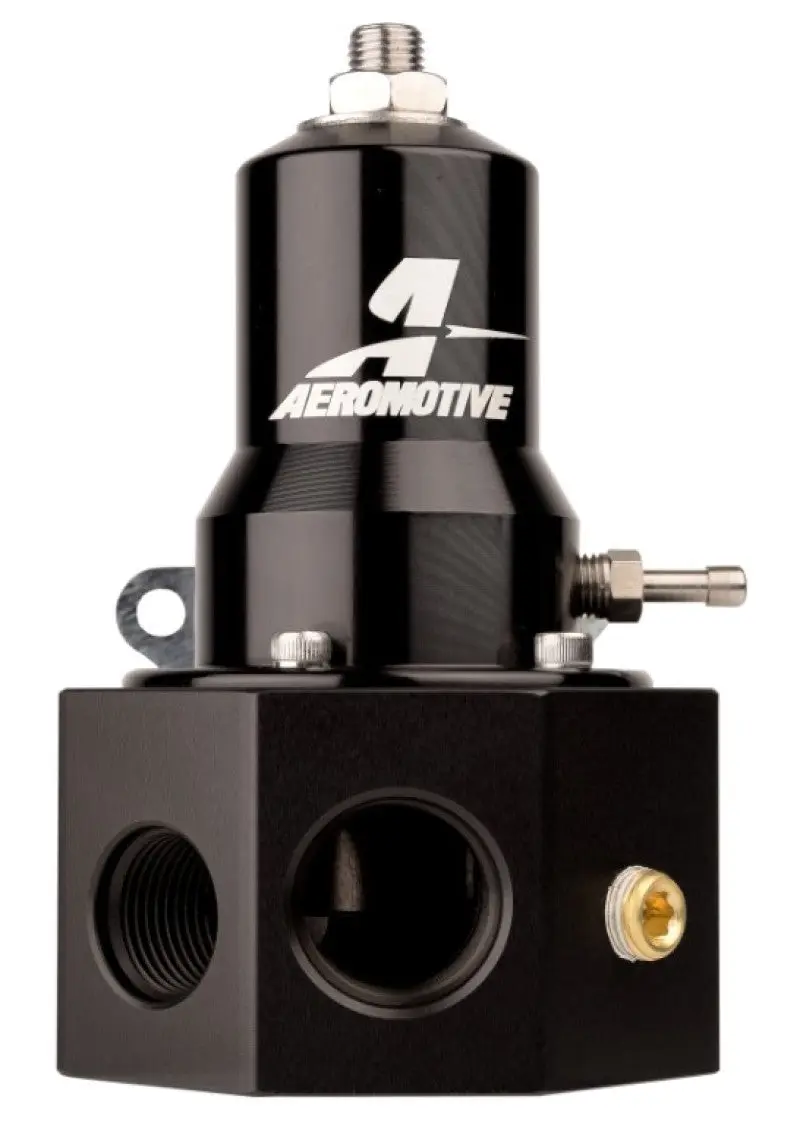 Aeromotive AER13145 Adjustable Fuel Pressure Regulator 30-120PSI .313 Valve -3x -8 / 1x -10 Inlet -10 Return №1