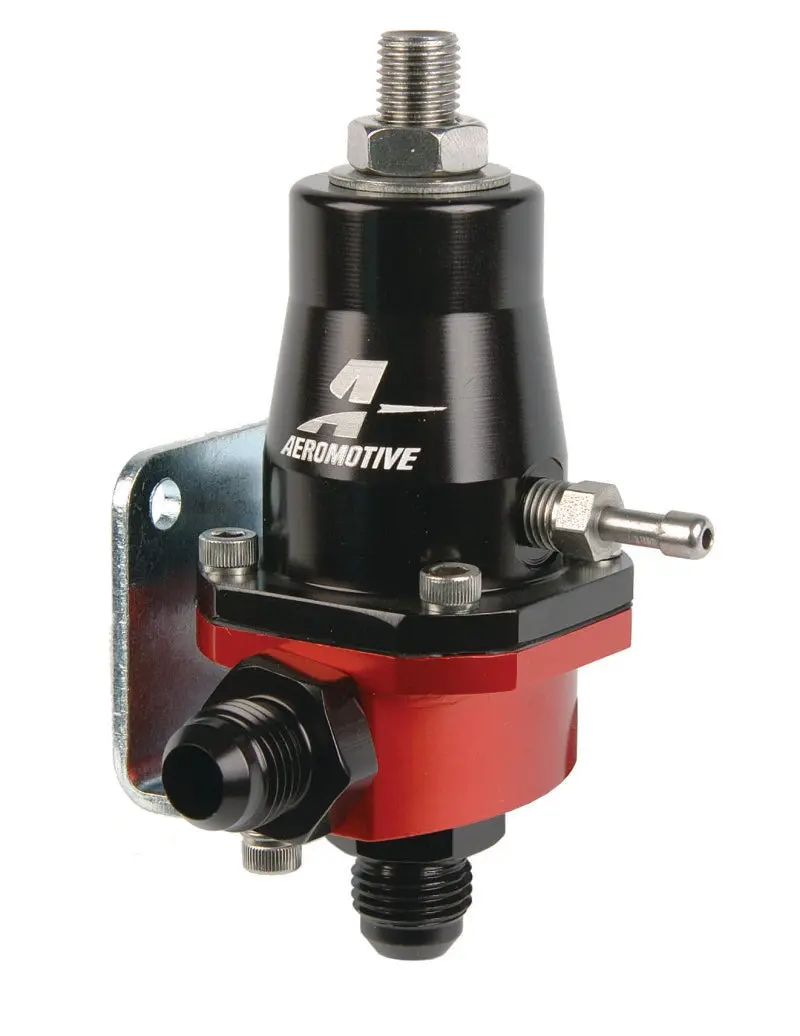 Aeromotive AER13105 Compact Billet Adjustable EFI Regulator - (1) AN-6 Male Inlet And Return