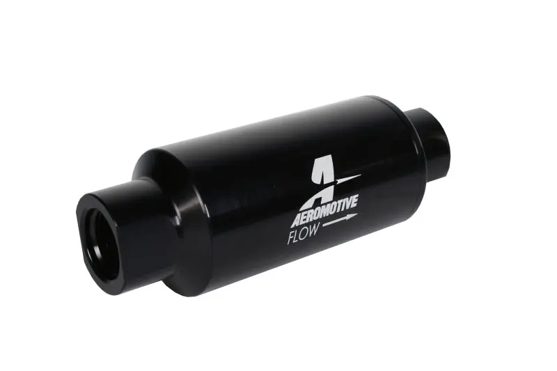 Aeromotive AER12350 In-Line Filter 10AN 10 Micron Microglass Element Bright-Dip Black 2in OD №1