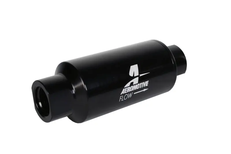 Aeromotive AER12350 In-Line Filter 10AN 10 Micron Microglass Element Bright-Dip Black 2in OD №10